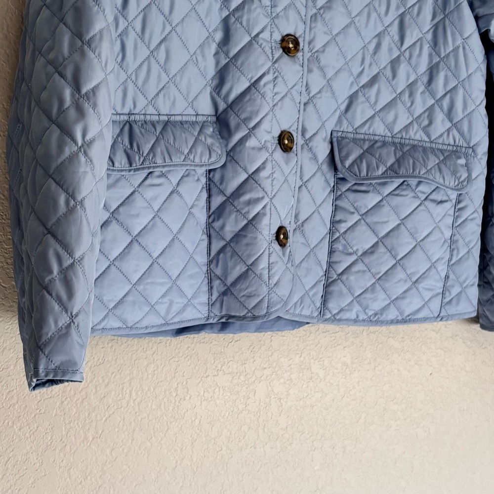 Croft & Barrow Women’s Light Blue Quilted Puffer Jacket size XL - Picture 3 of 9